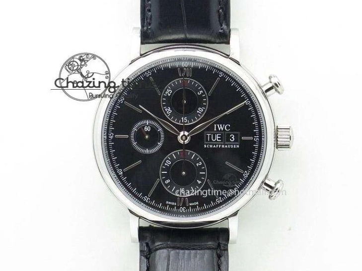 MIROTIME 0720 Ingeniuer St.Laurens SS Black Dial MKF 1:1 V2 Best Edition On Black Leather Strap A Functional 7351